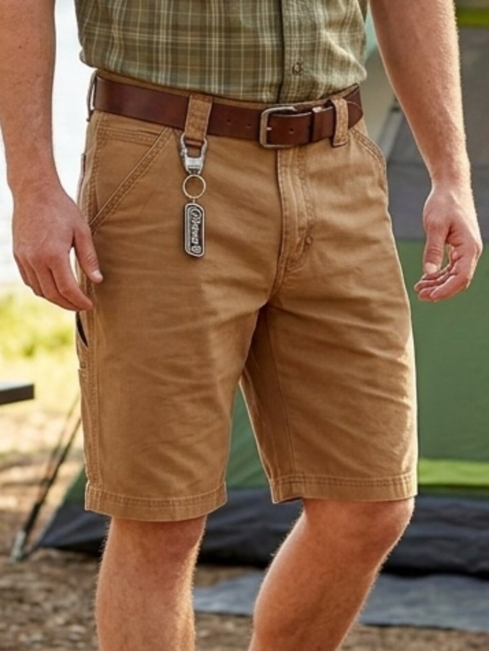 Coleman Men's Relaxed Fit Tear Resistant Stretch Utility Shorts
